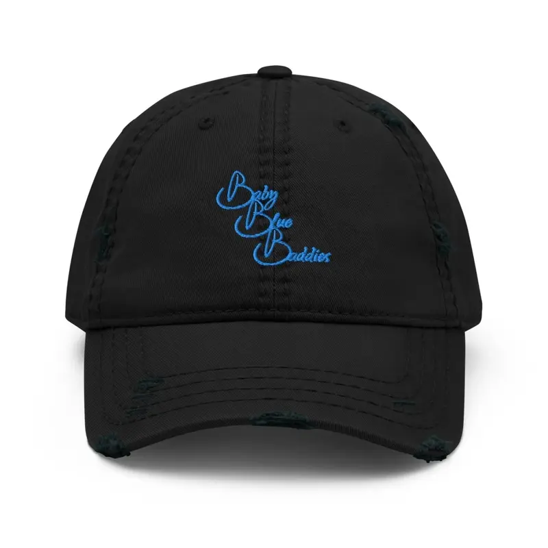 Baby Blue Baddies Distressed Hat